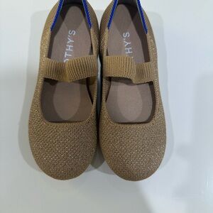 Rothy’s Gold Kids Shoes